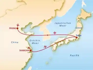 Aufnahme - Rundreise China