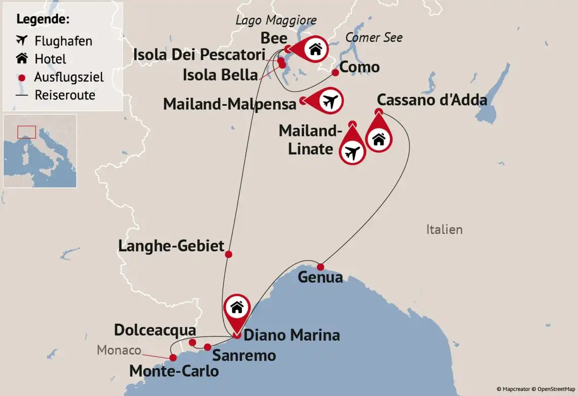 Impression - Rundreise Piemont