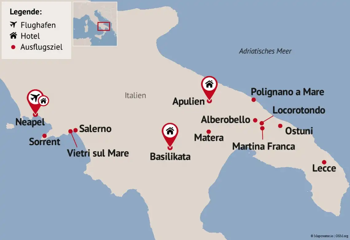 Aufnahme - Rundreise Durch