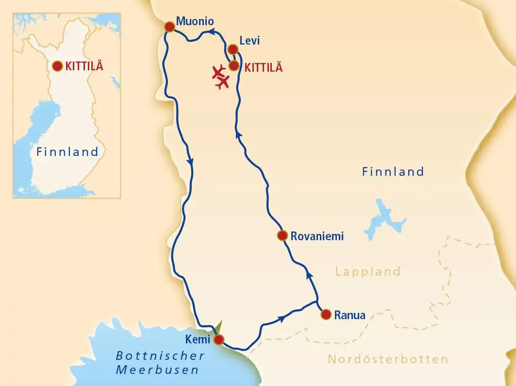 Impression - Rundreise Finnland Wintermärchen in Lappland