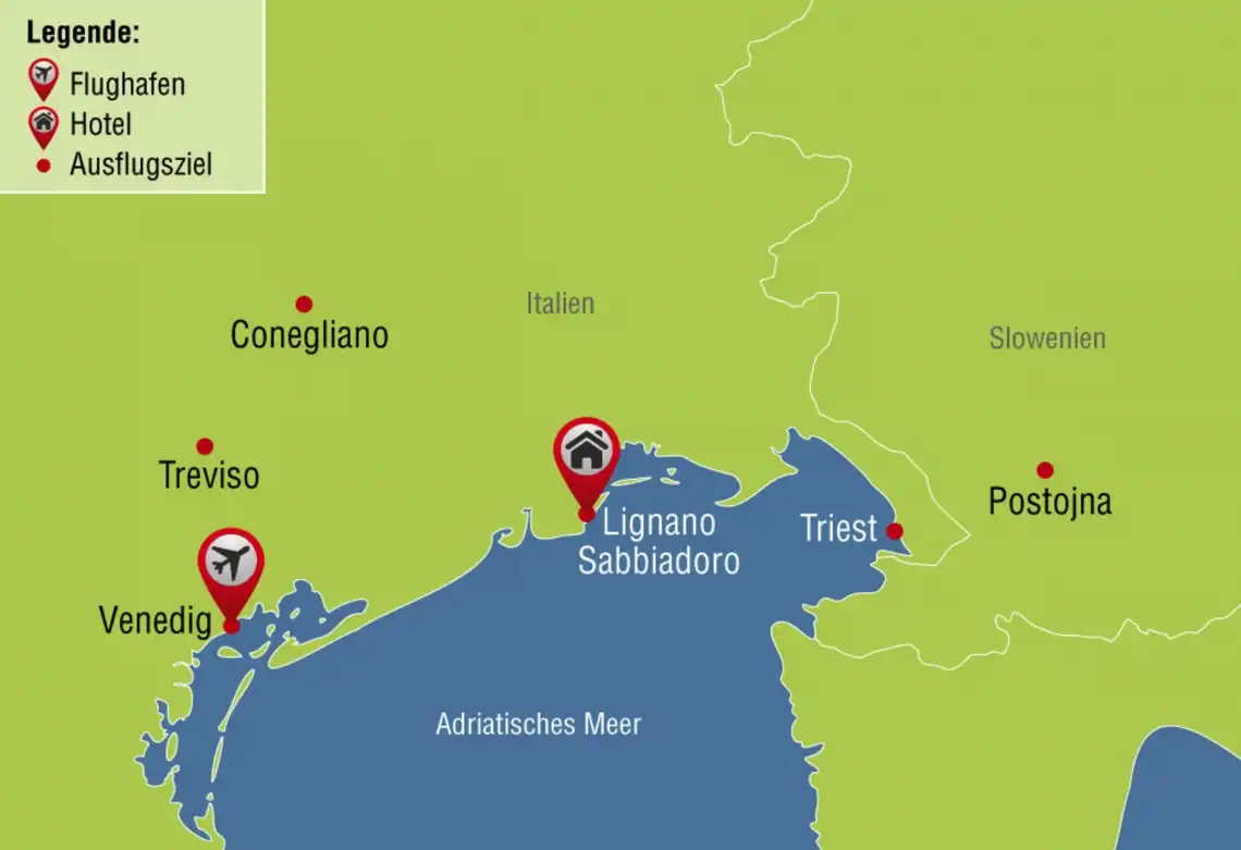 Aufnahme - Rundreise Italien