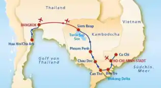 Kleingruppen-Rundreise Kambodscha, Vietnam und Thailand