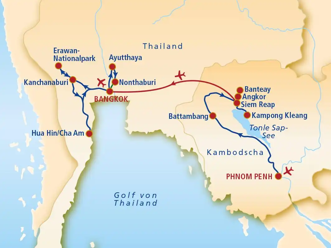 Impression - Rundreise Kambodscha und Thailand