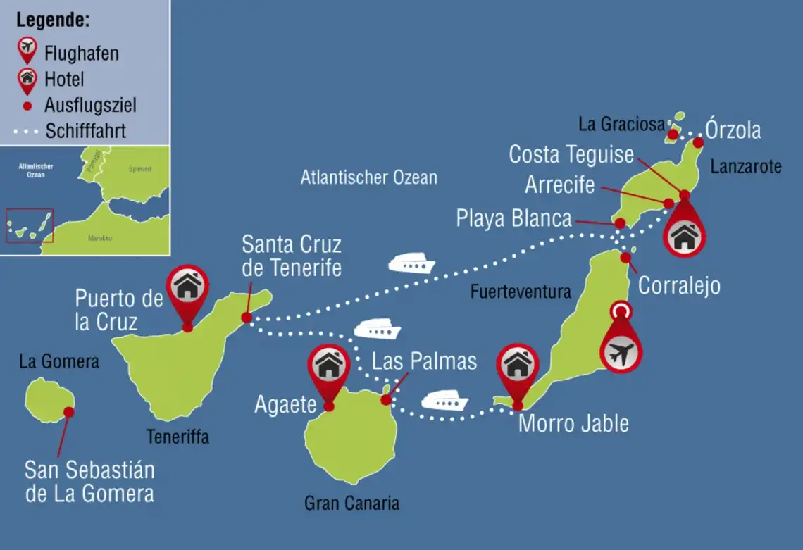 Aufnahme - Rundreise Kanarische