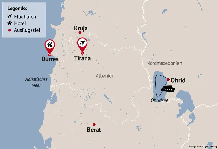 Impression - Albanien Rundreise 8-tägige Flugreise mit 4 Ausflügen