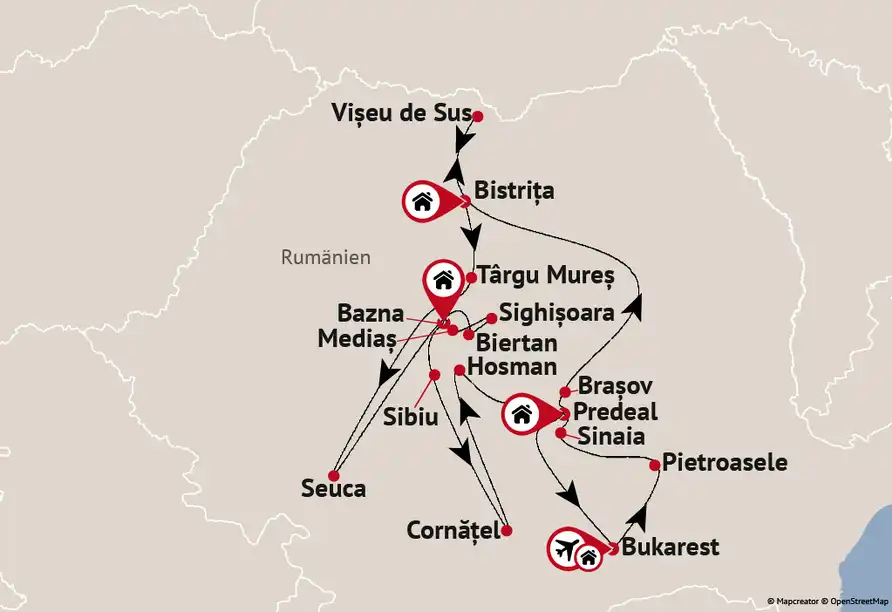 Aufnahme - Rundreise Rumänien