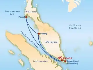 Aufnahme - Rundreise Singapur
