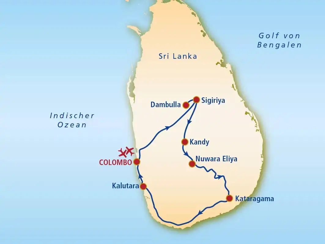 Aufnahme - Rundreise Sri