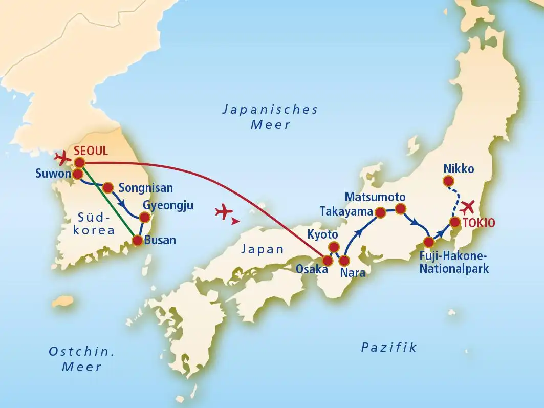 Ansicht - Rundreise Südkorea