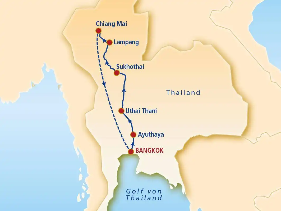 Aufnahme - Rundreise Thailand