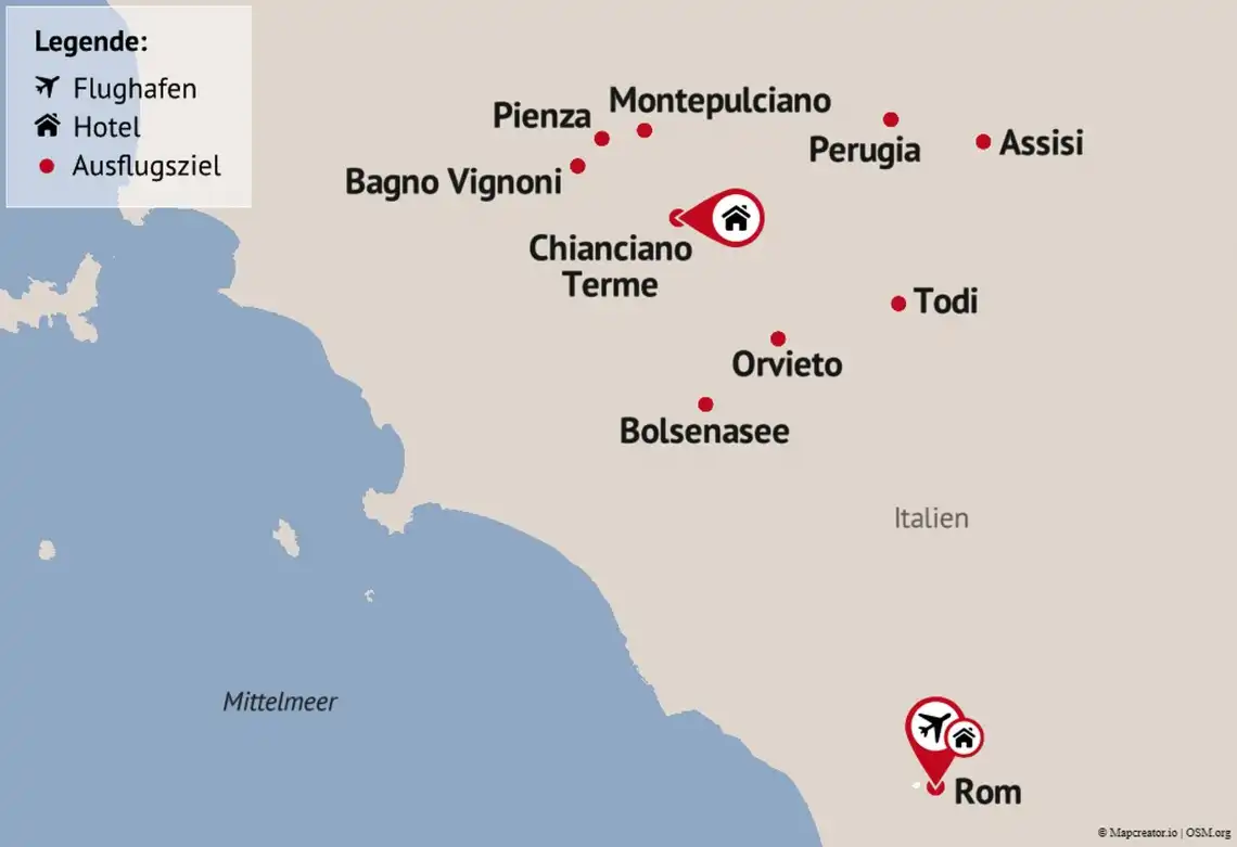 Impression - Rundreise Toskana