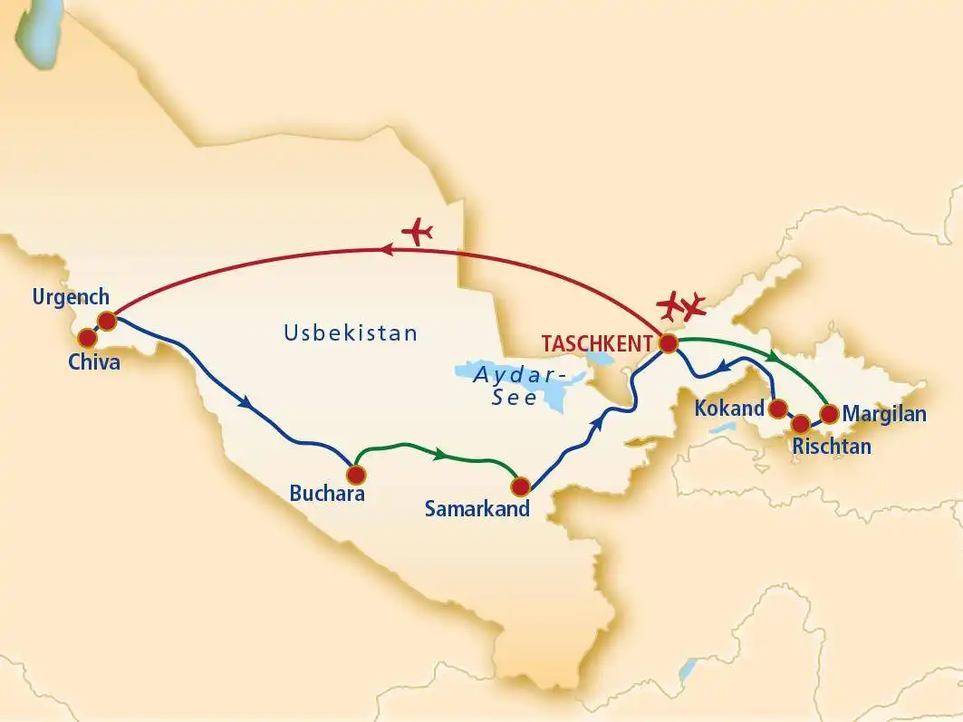 Aufnahme - Rundreise Usbekistan