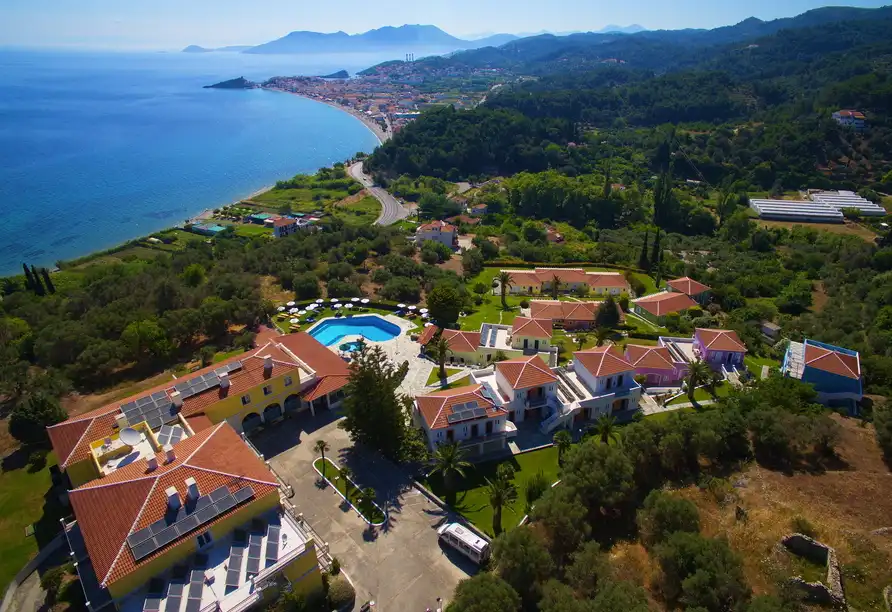 Aufnahme - Insel Samos Flugreise