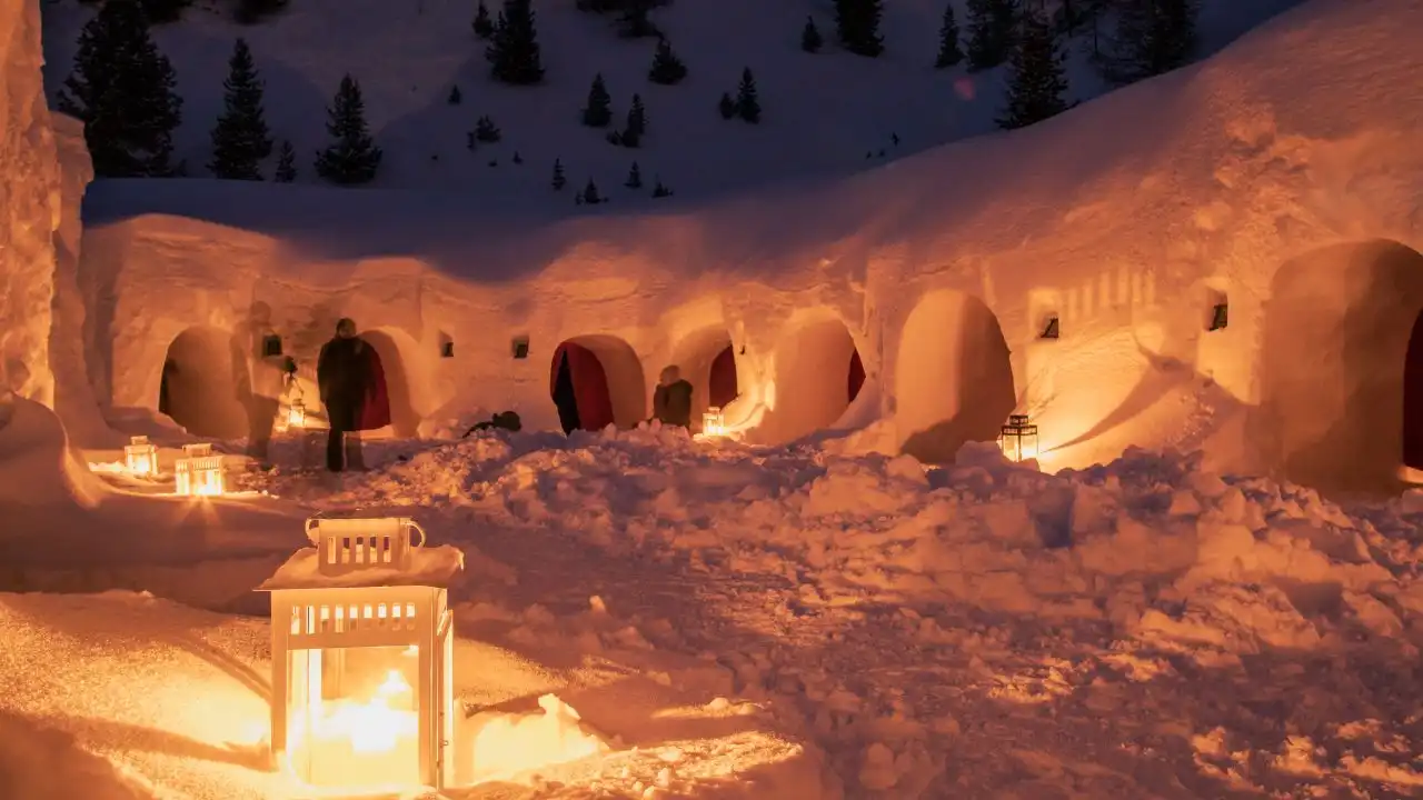 Impression - Übernachten im Iglu