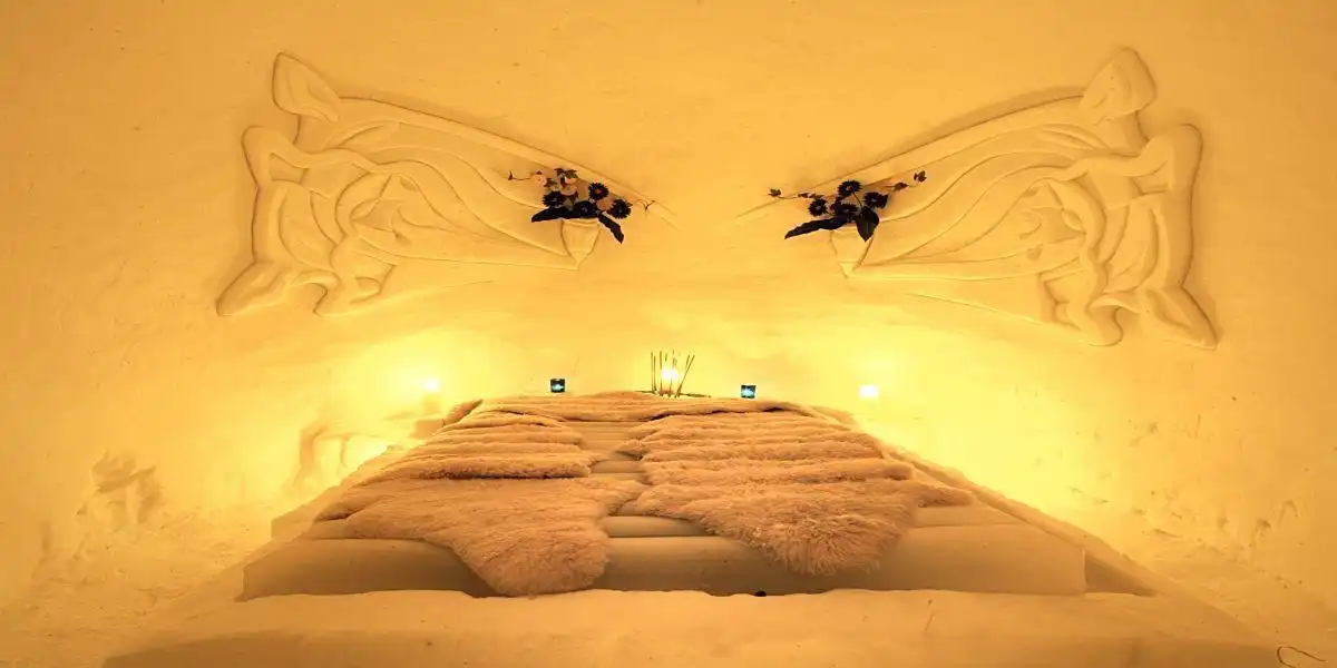 Ansicht - Übernachten im Iglu