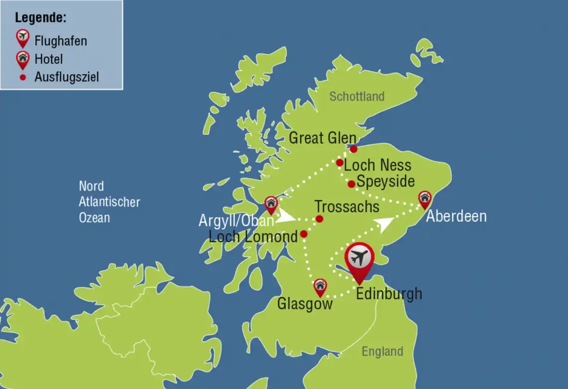 Aufnahme - Schottland Rundreise