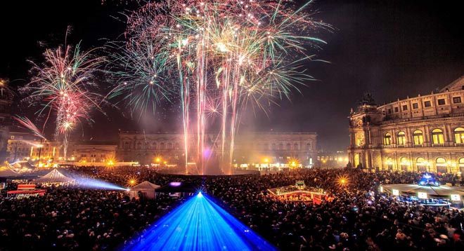 Silvester in Dresden 2 Nächte mit Eintritt zur Party auf dem