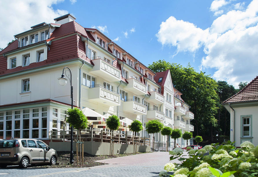 Usedom Swinemünde im Hotel Kaiser’s Garten 8 Tage HP 349€