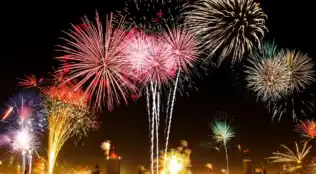 Silvesterschifffahrt auf dem Rhein