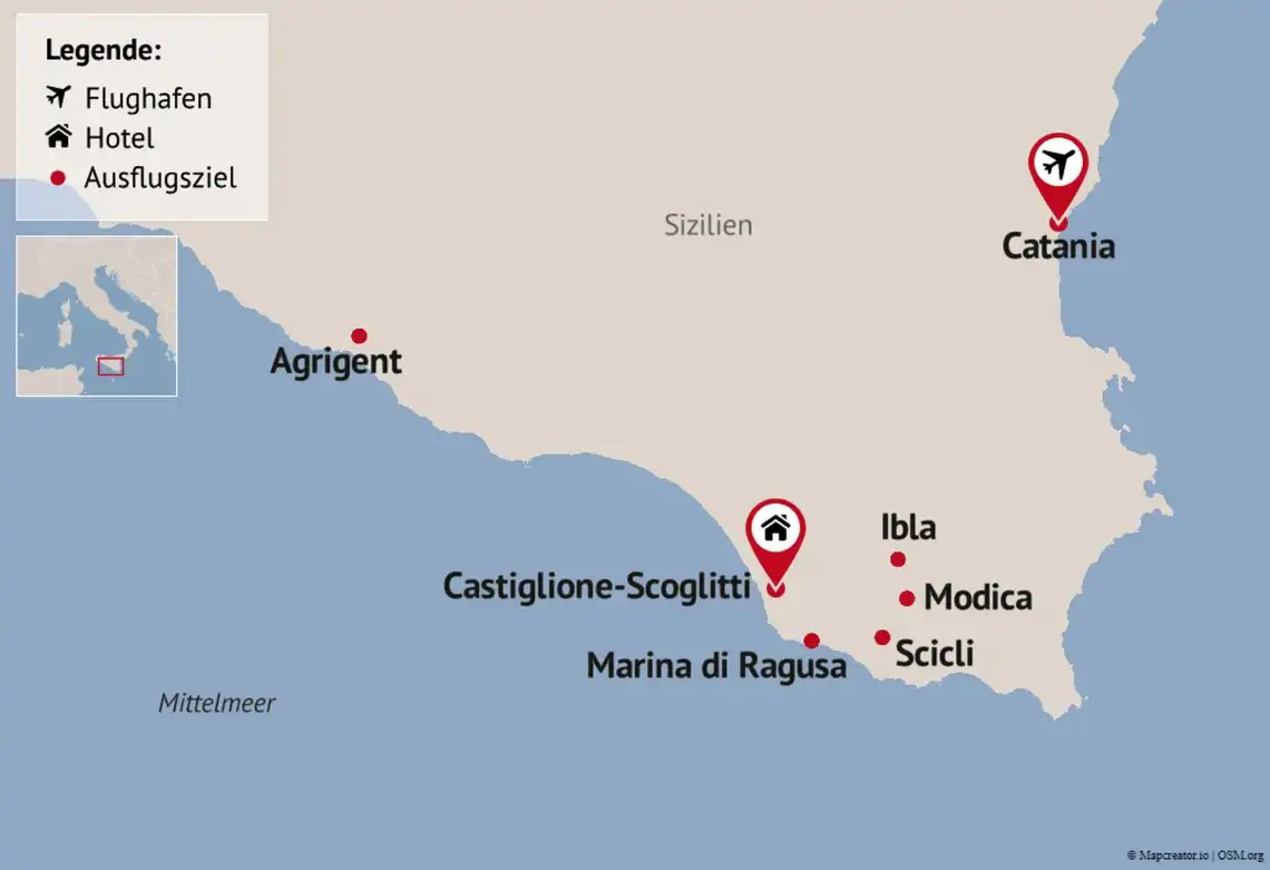 Aufnahme - Sizilien Rundreise