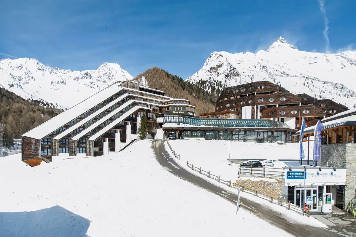 Aufnahme - Skifahren Südtriol