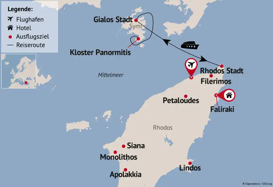 Ansicht - Sonneninsel Rhodos