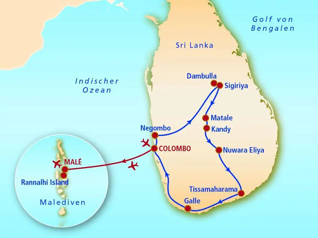 Aufnahme - Sri Lanka Malediven