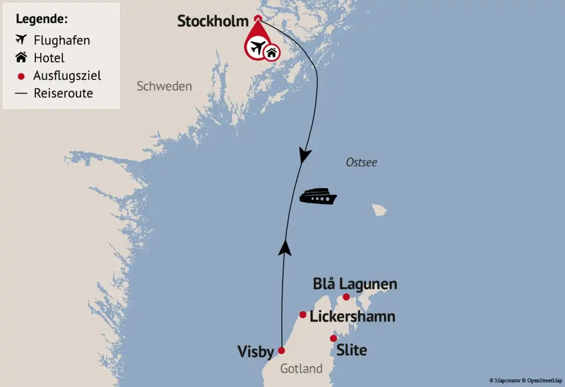 Impression - Stockholm Flugreise