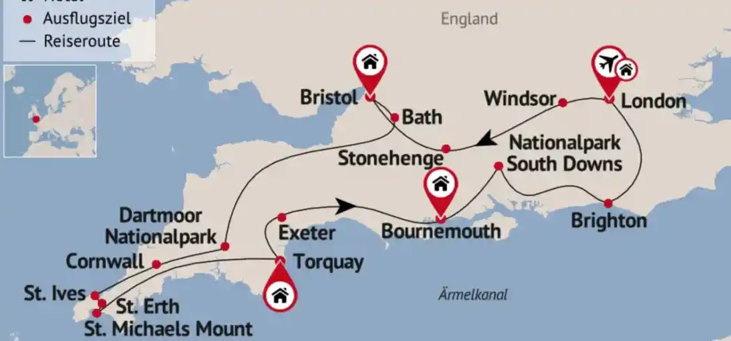 Rundreise Südengland - Bild 1
