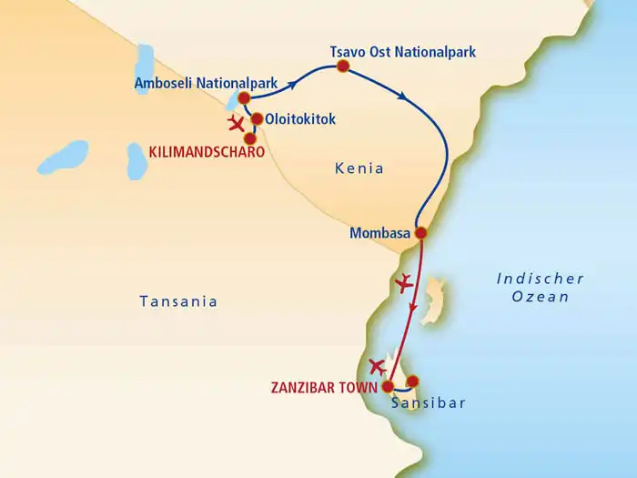 Ansicht - Tansania Kenia