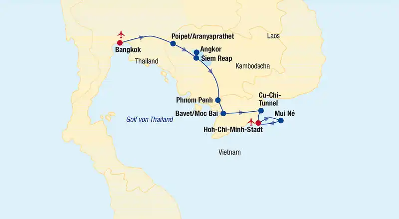 Ansicht - Thailand Kambodscha