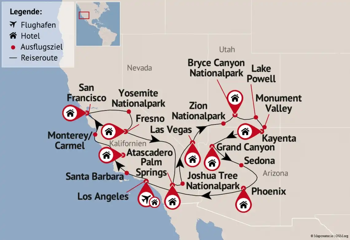 Impression - Usa Rundreise