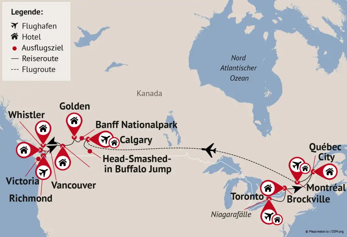 Impression - Kanada Rundreise