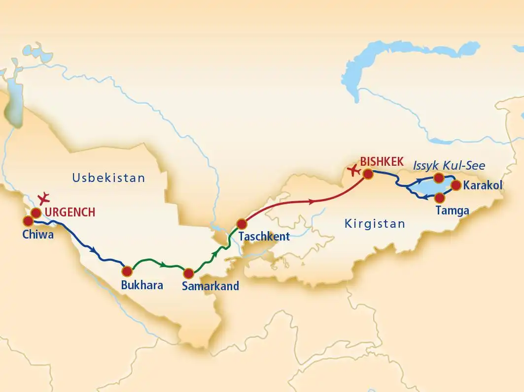 Aufnahme - Rundreise Usbekistan & Kirgisistan erleben