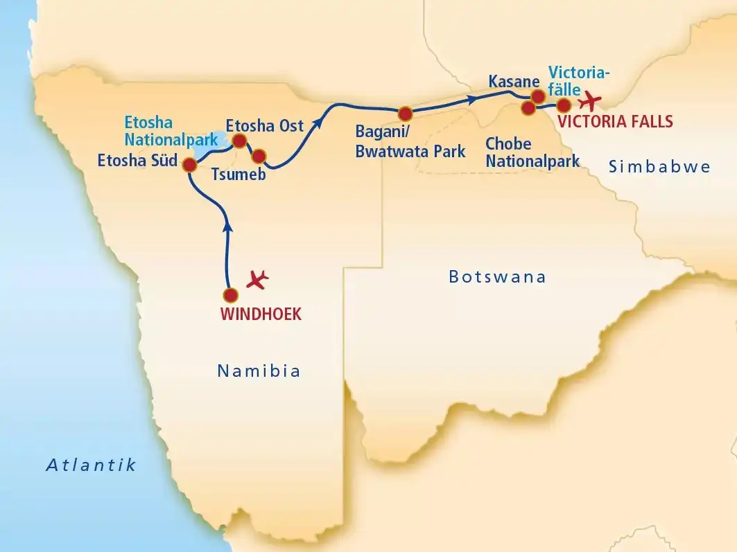 Aufnahme - Rundreise Namibia