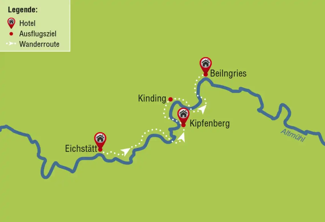 Aufnahme - Wandern Altmühltal