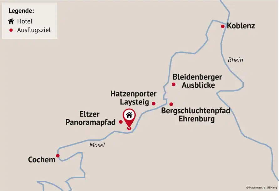 Aufnahme - Wanderreise Mosel