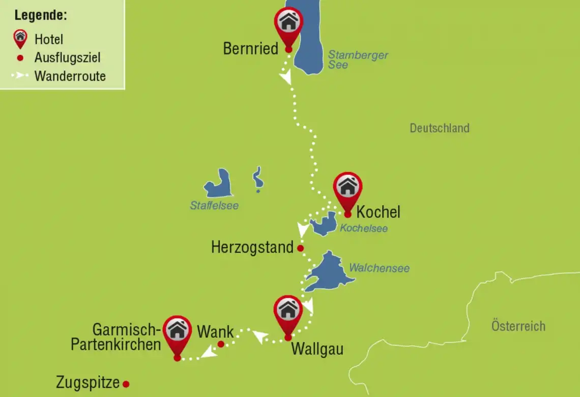 Aufnahme - Wanderreise Vom