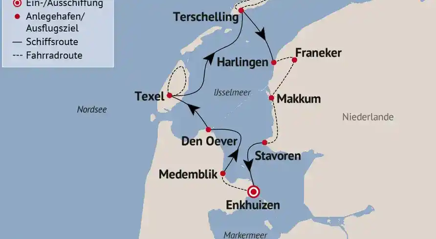 Aufnahme - Segelschiff Wattenmeer