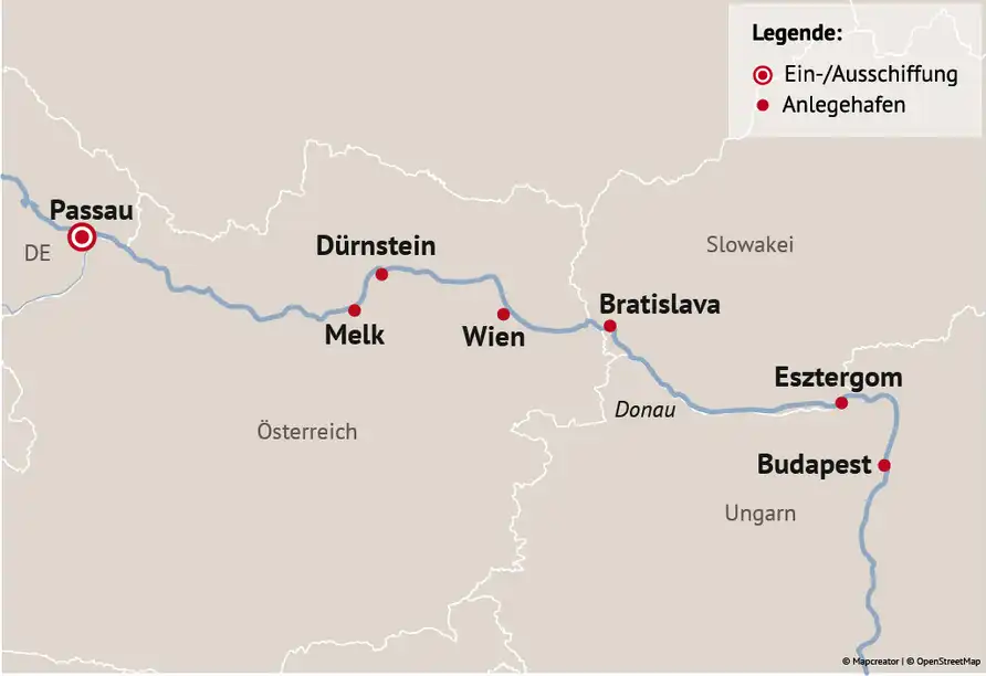 Aufnahme - Weihnachtszauber auf der Donau Kreuzfahrt