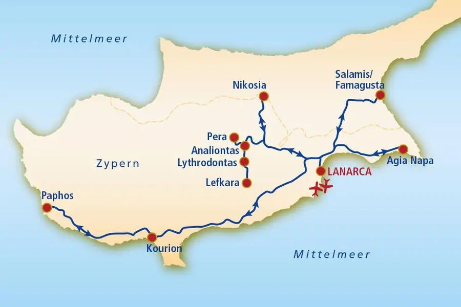 Detail - Zypern Rundreise mit Ausflugspaket