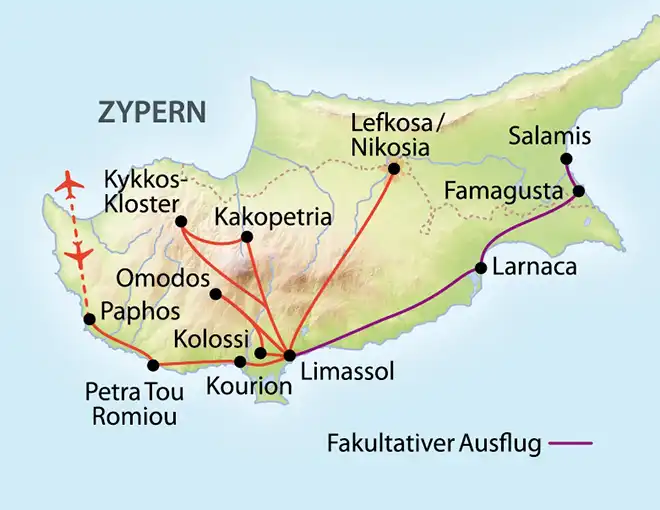 Aufnahme - Rundreise Zypern